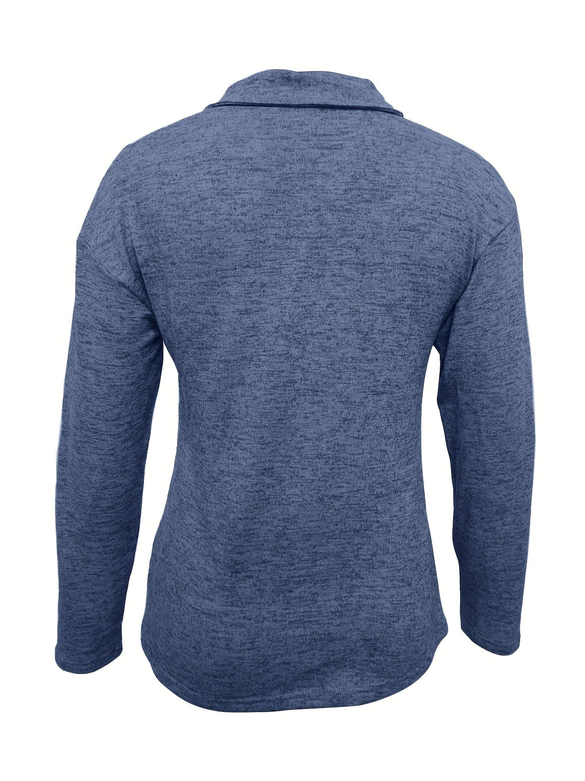 Strickpullover mit Reissverschluss und Langarm - Ansicht 8