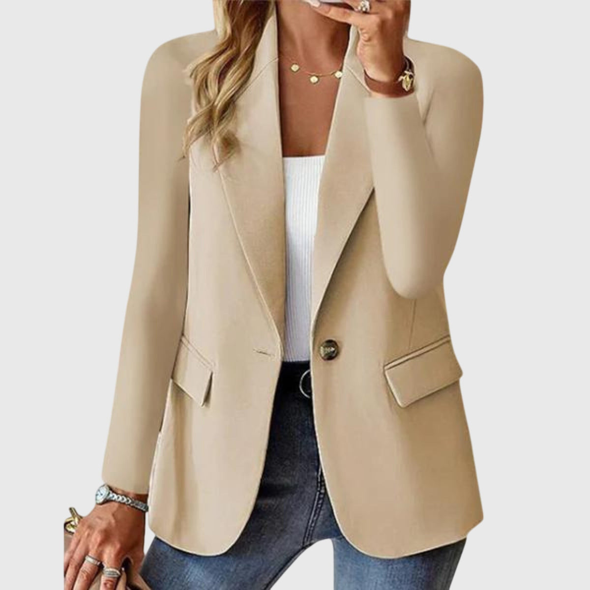 Blazer in Rot und Weiss - Ansicht 5