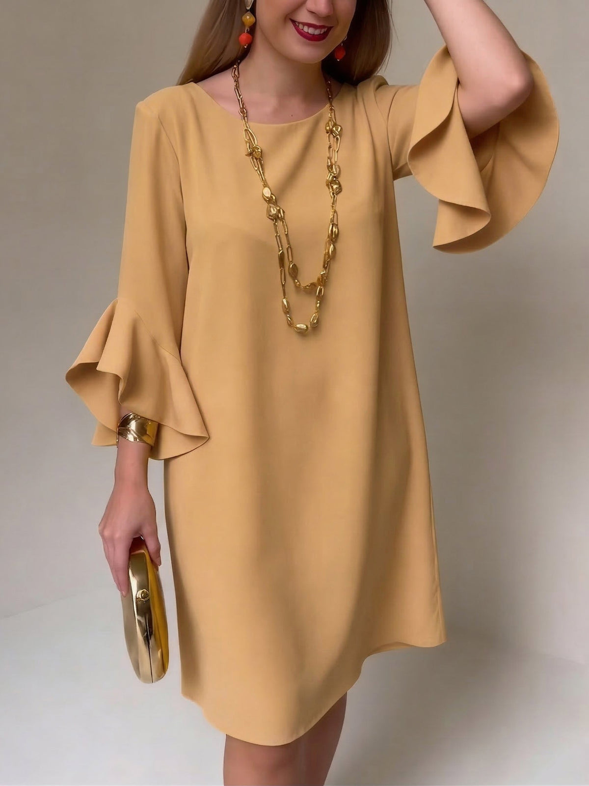 Minikleid mit Rüschen - Ansicht 6