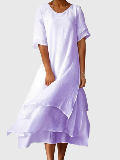 Kleid in Rosa und Weiss - Ansicht 5