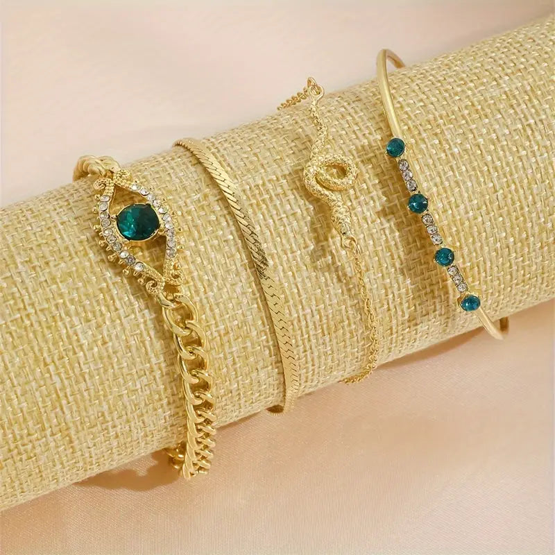 Serpina Veyra Armband-Set | Gold