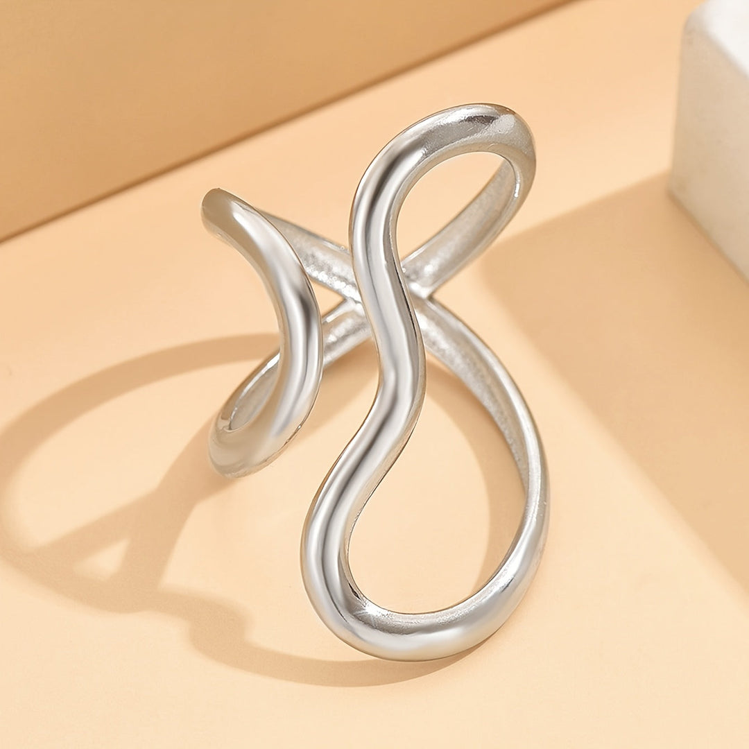 Schicker Ring mit Asymmetrischer Welle