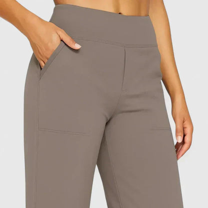 Stoffhose in Taupe und Grau - Ansicht 5