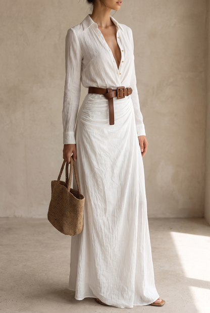Kleid mit Langarm in Maxilänge - Ansicht 9