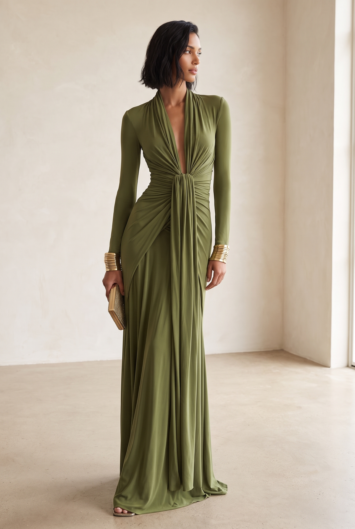 Kleid in Grün für Damen