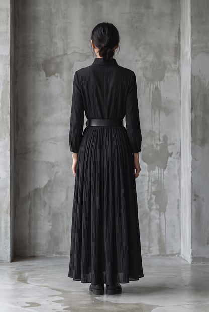 Maxikleid mit Falten - Ansicht 2