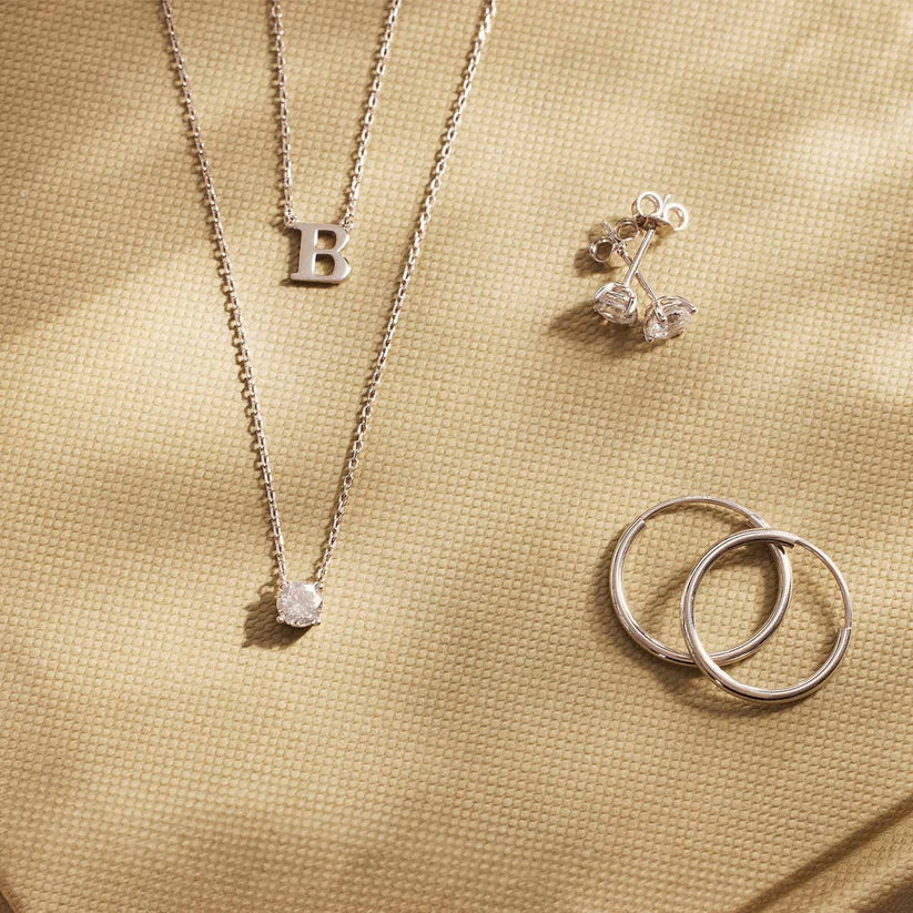 Collier Clea Stein | Or blanc