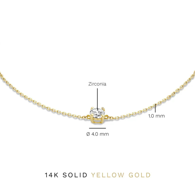 Cléa Stein Armband | Weißgold
