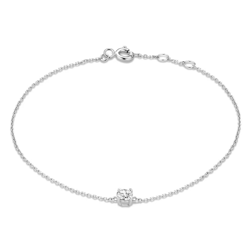 Armband mit Moissanit-Stein Cléa | Gold
