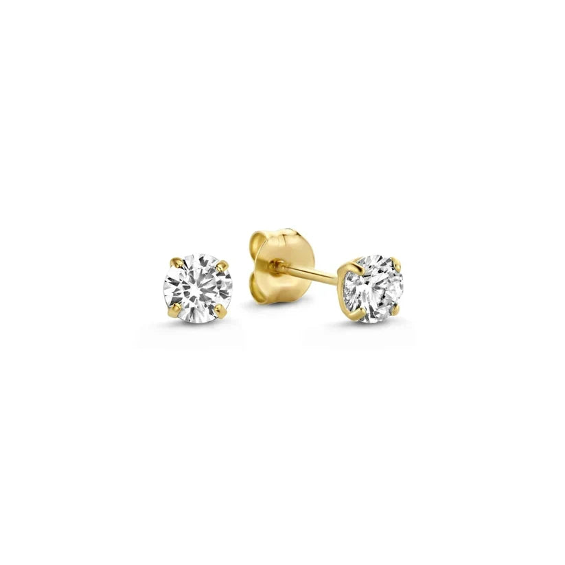 Stein-Ohrringe-Set Larmes de Lune | Gold