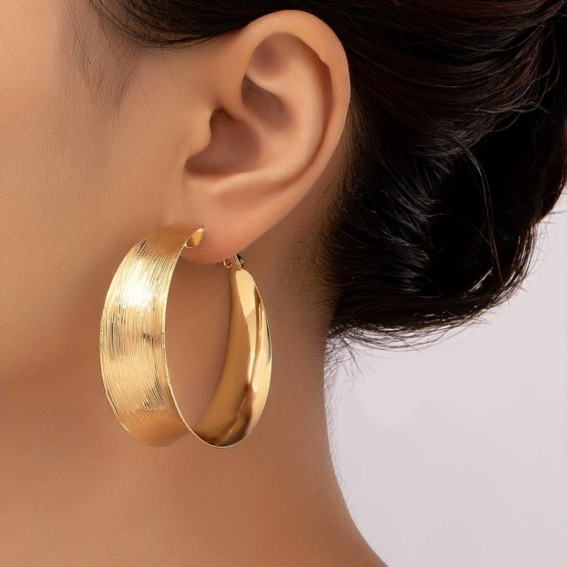 Goldene Vintage Creolen