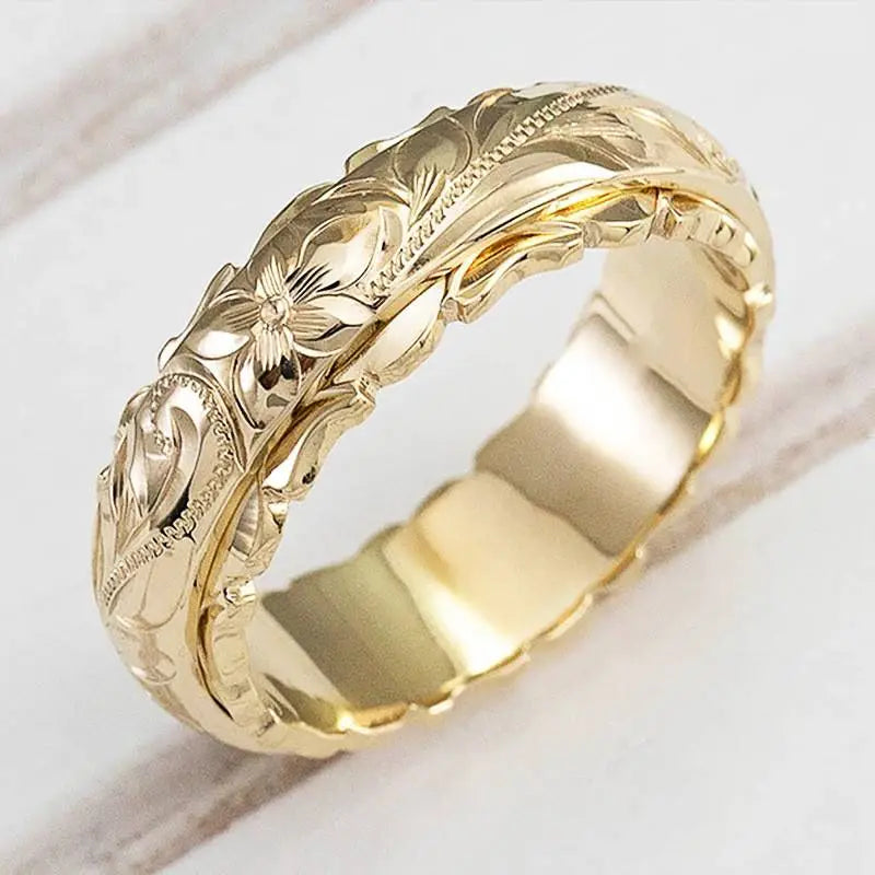 Goldener Ring „Alte Blume“