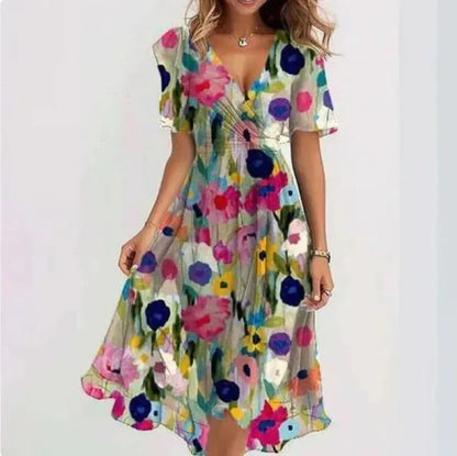 Midikleid mit Wickeloptik - Ansicht 4