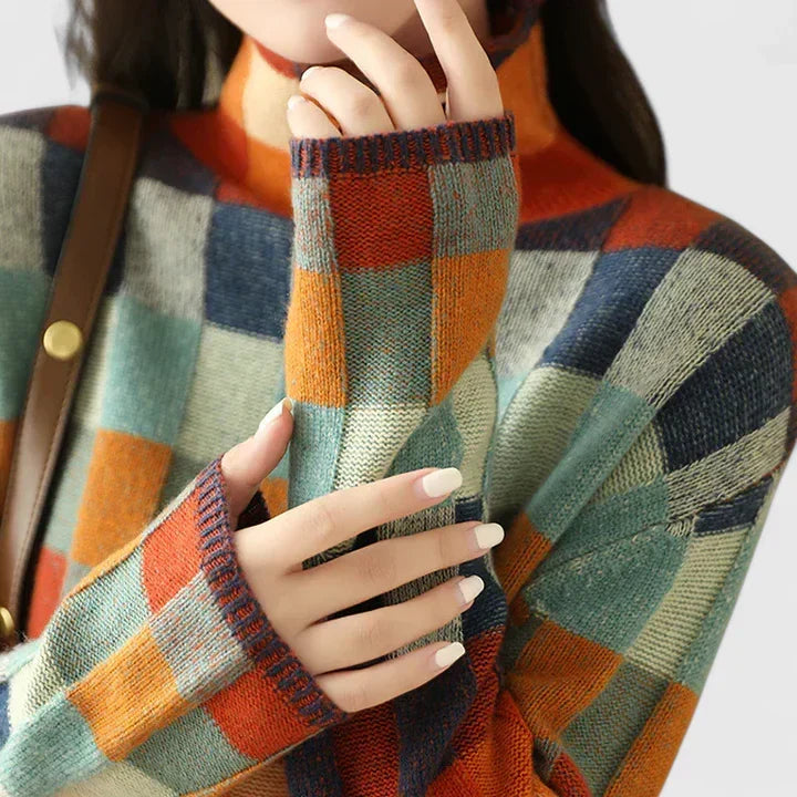 Strickpullover in Multicolored für Damen - Ansicht 3