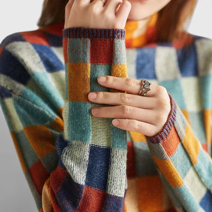Strickpullover in Multicolored für Damen - Ansicht 2