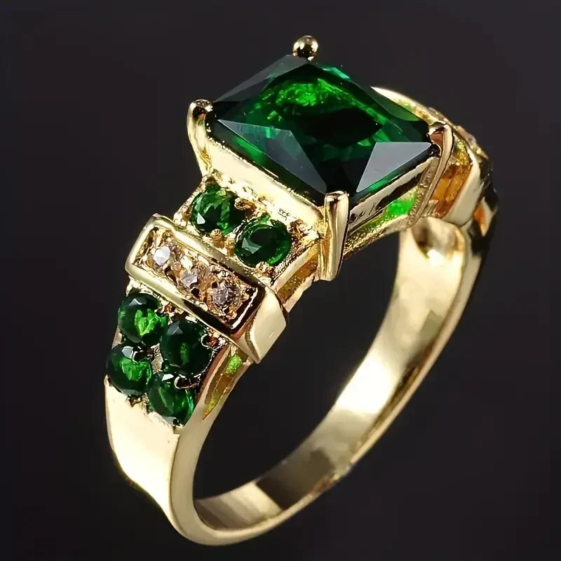 Exquisiter Smaragdring | Gold