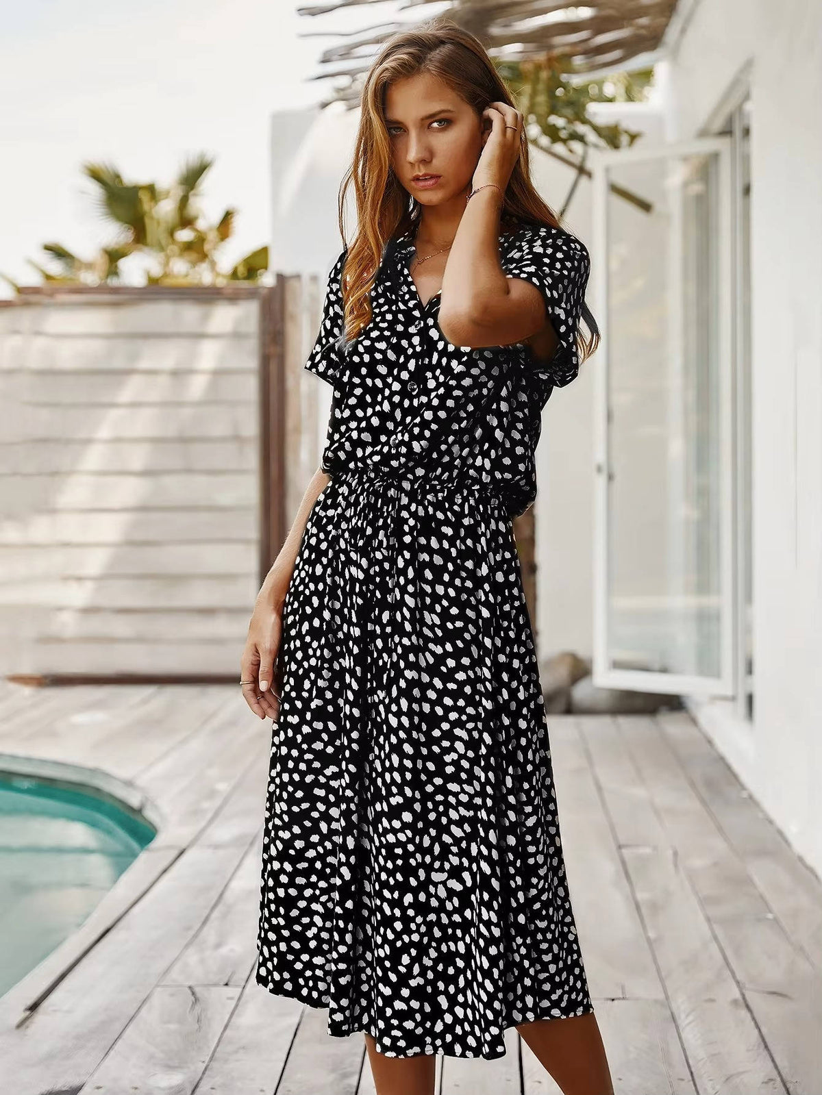 Midikleid mit Knopfleiste - Ansicht 10
