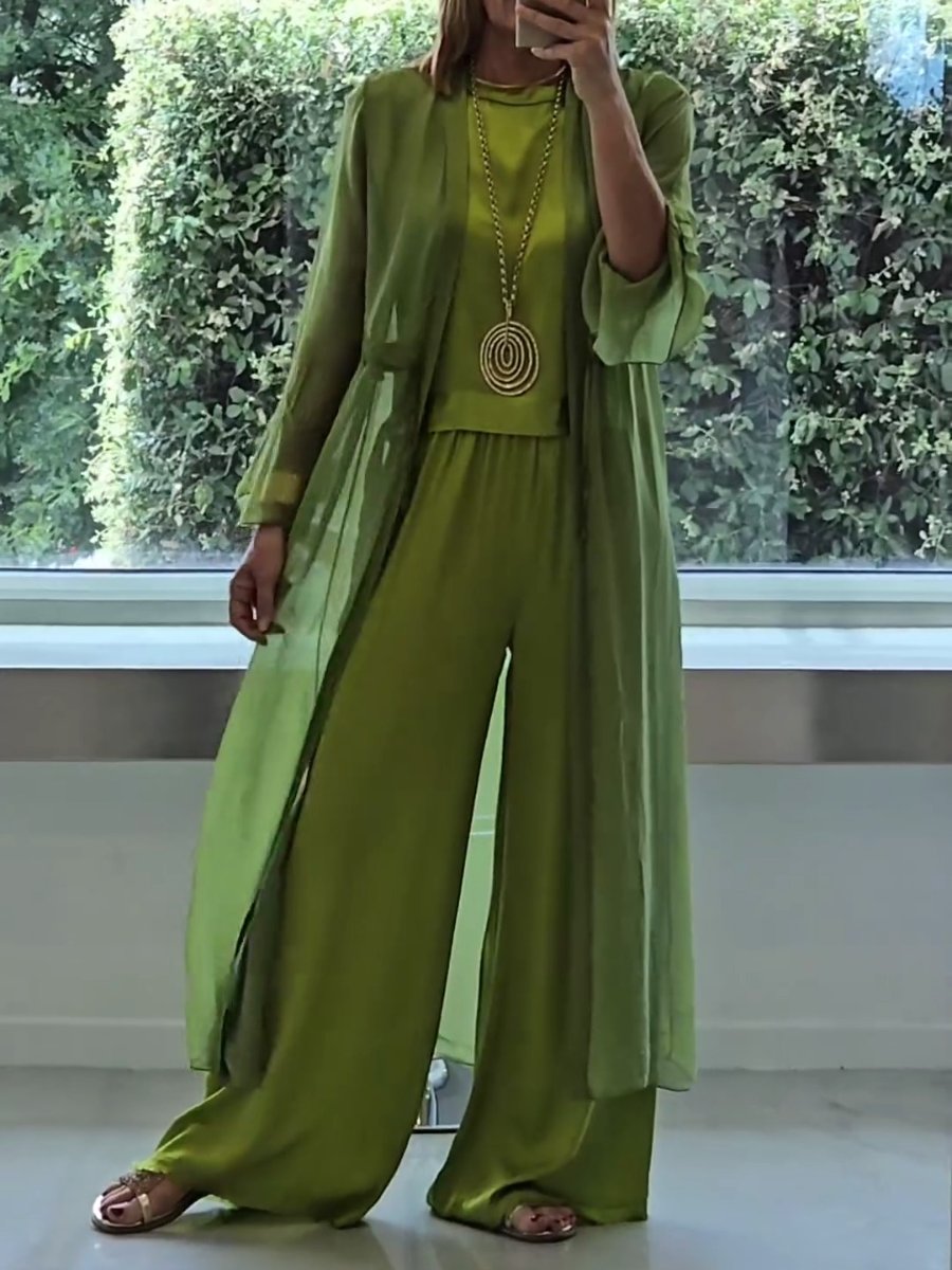 Zweiteiler aus Polyester für Damen