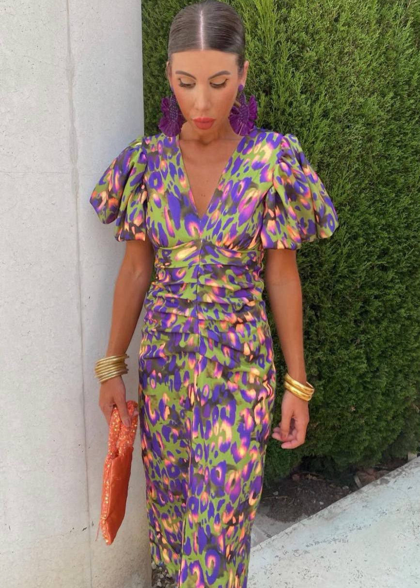 Kleid in Orange/Red und Violet - Ansicht 7