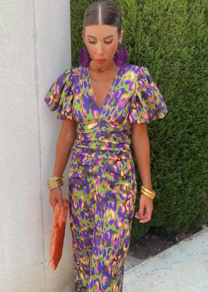 Kleid in Orange/Red und Violet - Ansicht 7