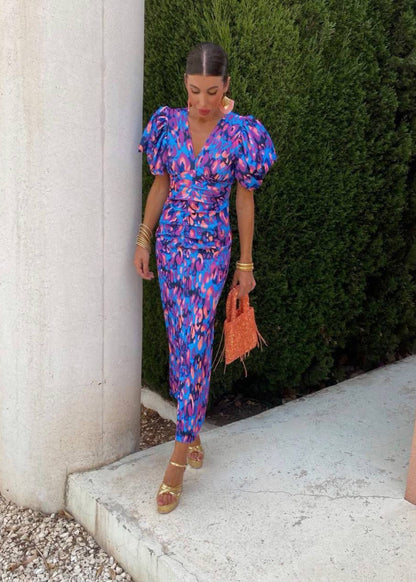 Kleid in Orange/Red und Violet - Ansicht 2