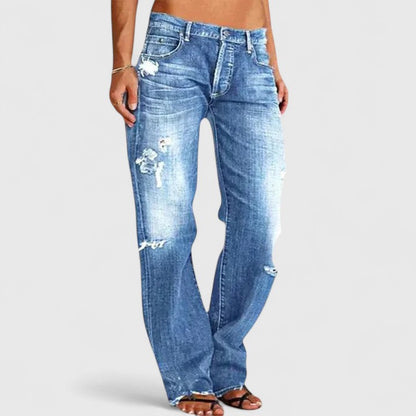 Jeans aus Denim in Blau