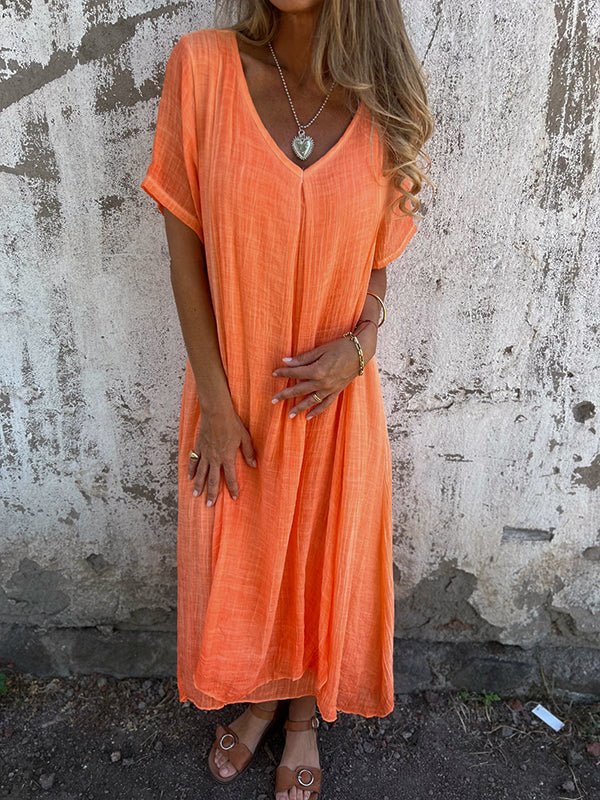 Kleid mit V-Ausschnitt - Ansicht 4