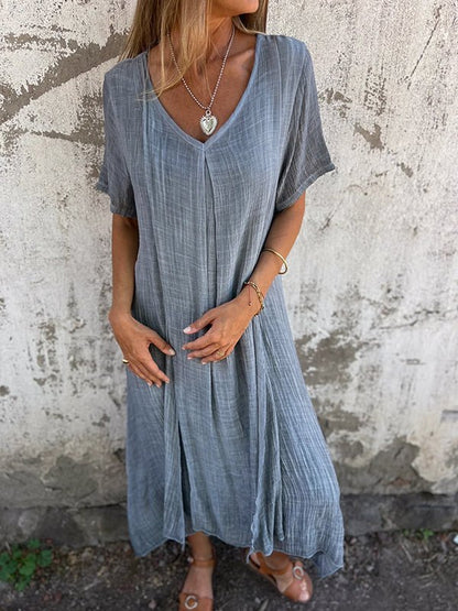 Kleid mit V-Ausschnitt - Ansicht 8