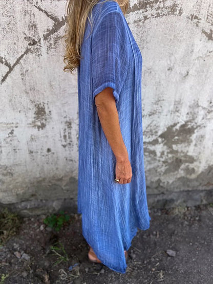 Kleid mit V-Ausschnitt - Ansicht 2