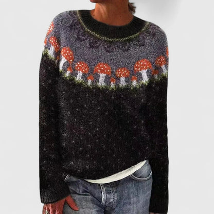 Strickpullover in Rosa und Pink/White - Ansicht 4