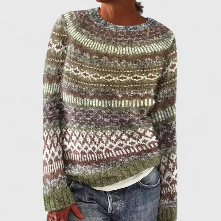 Strickpullover in Rosa und Pink/White - Ansicht 8