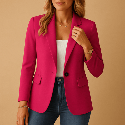 Blazer in Weiss und Rosa und Rot - Ansicht 2
