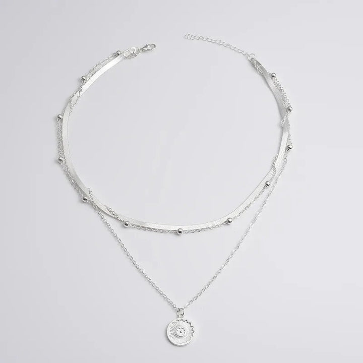 Dreireihige Kette aus 925er Silber
