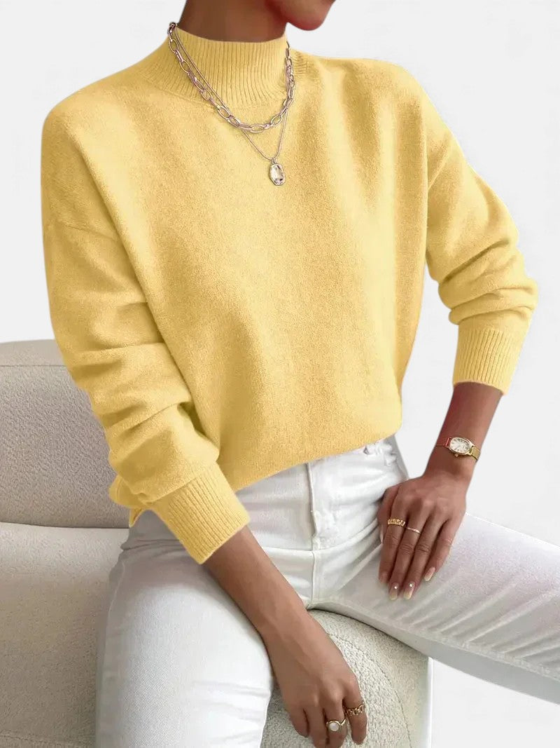 Strickpullover in Weiss und Rosa - Ansicht 3