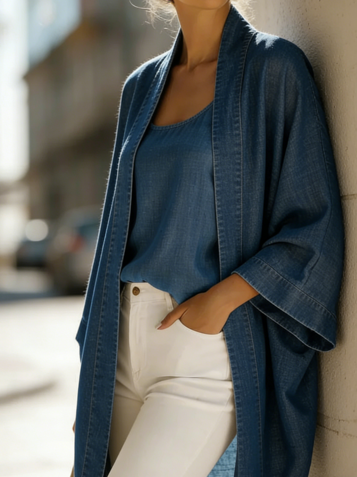 Zweiteiler aus Denim - Ansicht 2