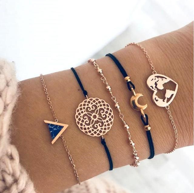 Premium Unique 5er-Armband-Set