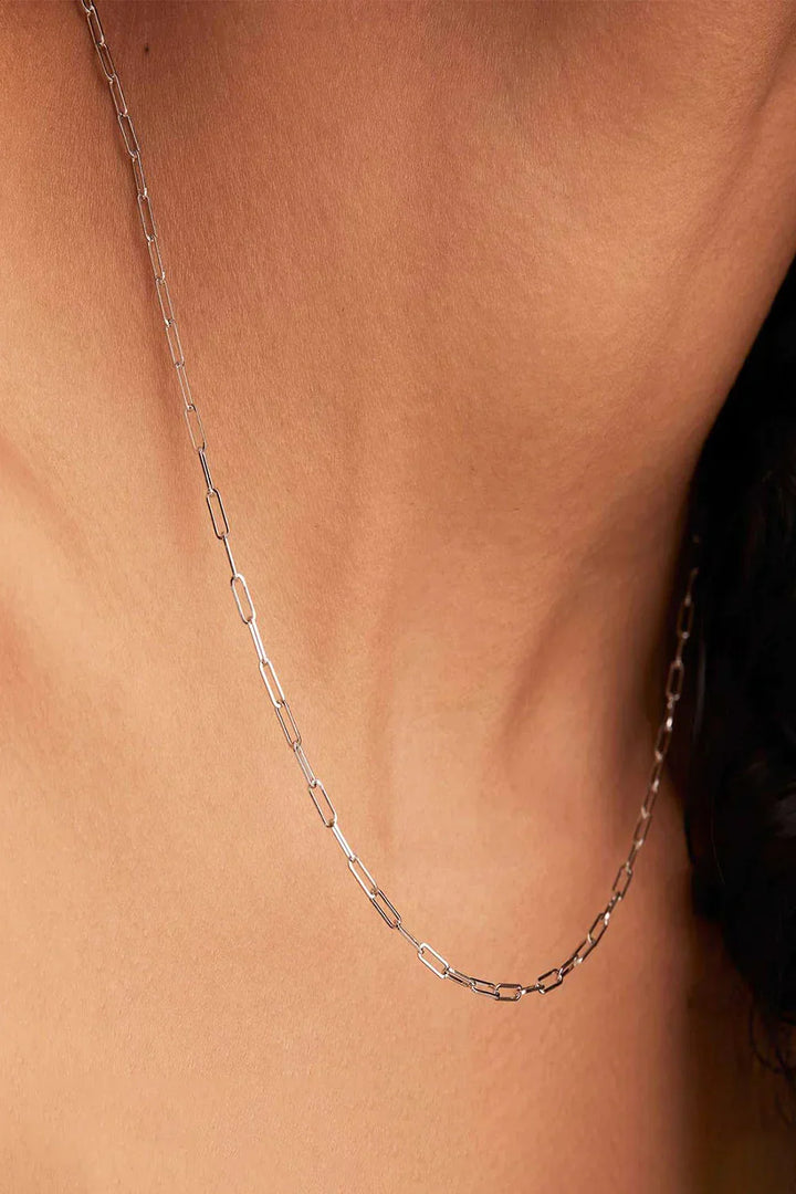 Archen Elegante Kette Halskette | Weißgold