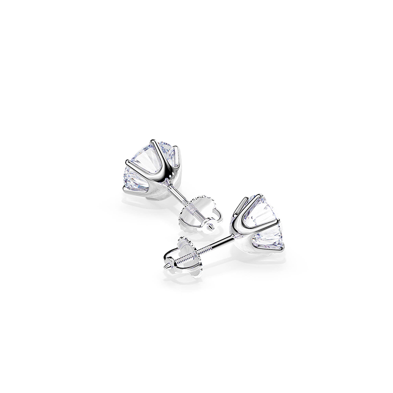 Boucles d'oreilles Tera en or blanc élégantes