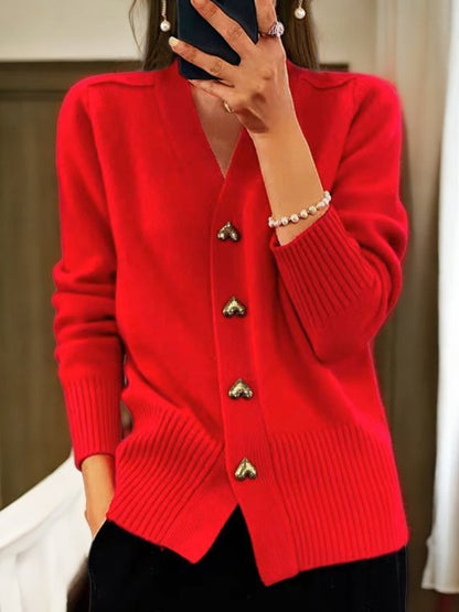 Strickjacke in Schwarz und Rosa - Ansicht 5