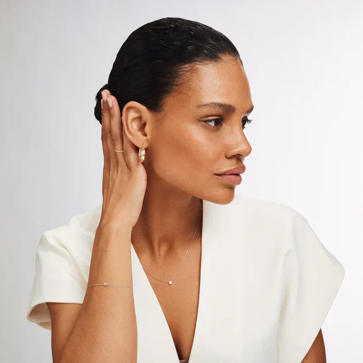 Collier Clea Stein | Or blanc